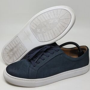 Vince Camuto VY-Mills Leather Casual Shoes Blue White Men's Size 11 Pre-owned